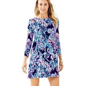 Lilly Pulitzer Olive Lux Velour Dress